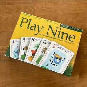 New in box Play Nine card game